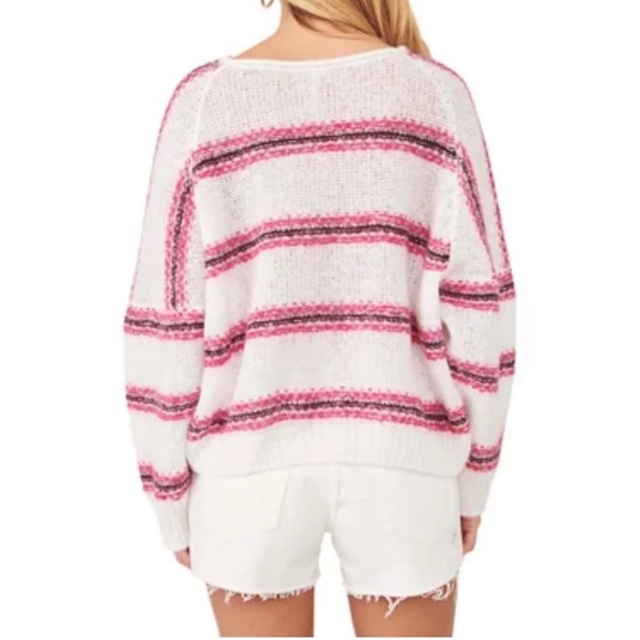 Free People Hockley striped alpaca oversize lightweight sweater - Picture 9 of 14